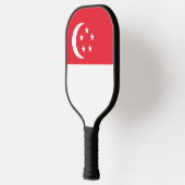 Flagge Singapurs Pickleball Schläger (Links)