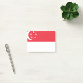 Flagge Singapurs Post-it Klebezettel (Büro)