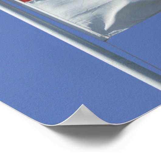 Flagge Singapurs Poster (Ecke)