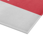Flagge Singapurs Schneidebrett (Ecke)