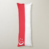 Flagge Singapurs Seitenschläferkissen (Rückseite (Vertikal))