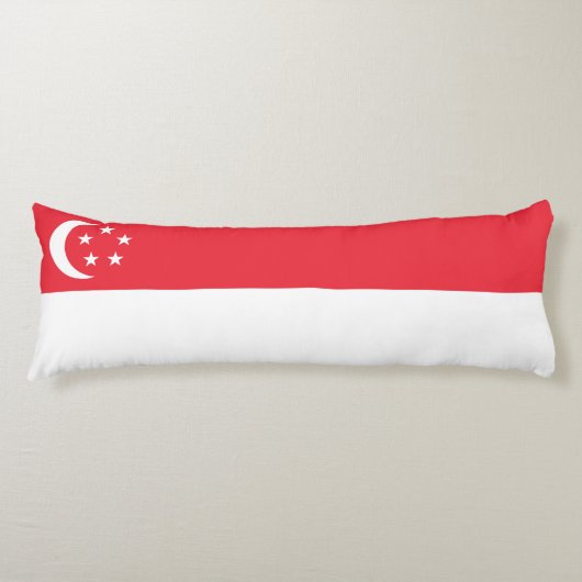 Flagge Singapurs Seitenschläferkissen (Vorderseite)