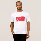 Flagge Singapurs T-Shirt (Vorne ganz)