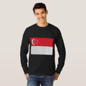 Flagge Singapurs T-Shirt (Vorne ganz)