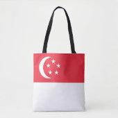 Flagge Singapurs Tasche (Vorderseite)