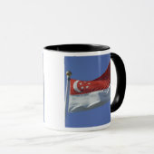 Flagge Singapurs Tasse (VorderseiteRechts)