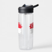 Flagge Singapurs Trinkflasche (Links)