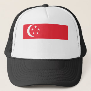 Flagge Singapurs Truckerkappe