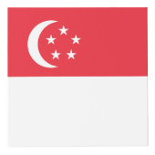 Flagge Singapurs Würfel (Vorderseite)