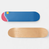 Flagge (Sioux Falls) (North Dakota) Skateboard (Horizontal)