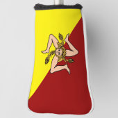 Flagge Siziliens (Italien) Golf Headcover (Rotieren 90)
