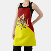 Flagge Siziliens (Italien) Schürze (InSitu)