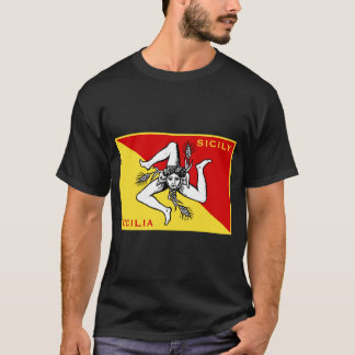 Flagge Siziliens T-Shirt