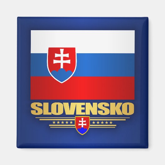 Flagge Slovensko (Slowakei) Magnet (Vorne)