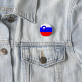 Flagge Sloweniens Button (Beispiel)