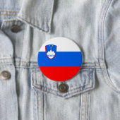 Flagge Sloweniens Button (Beispiel)