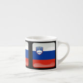 Flagge Sloweniens Espressotasse (Rechts)