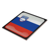 Flagge Sloweniens Fliese (Seite)