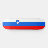 Flagge Sloweniens Skateboard (Horizontal)