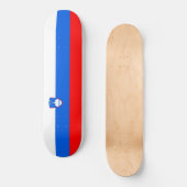 Flagge Sloweniens Skateboard (Vorderseite)