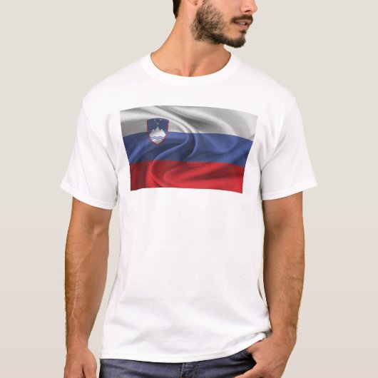 Flagge Sloweniens T-Shirt (Vorderseite)