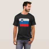 Flagge Sloweniens T-Shirt (Vorne ganz)