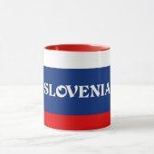 Flagge Sloweniens Tasse (Zentrum)