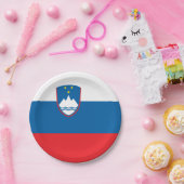 Flagge Sloweniens - Teller (Party)