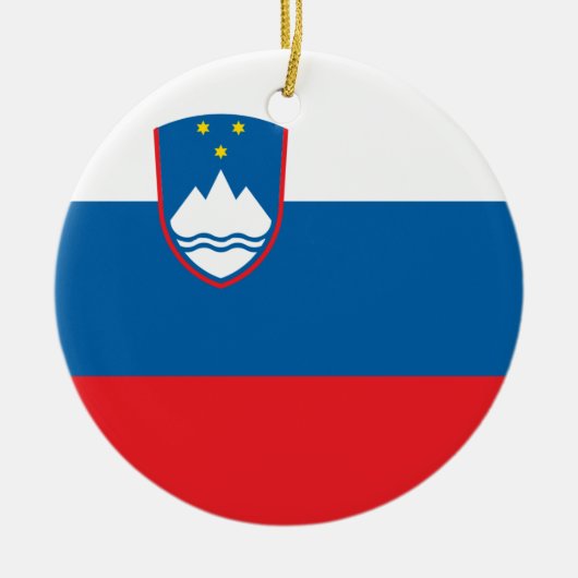 Flagge Slowenischer Ornament (Vorne)