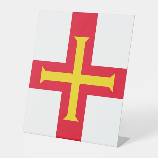 Flagge Sockelschild (Vorderseite)