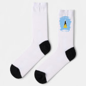 Flagge Socken (Linkes Detail)