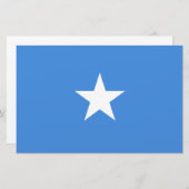 Flagge Somalias Briefpapier (Vorne/Hinten)