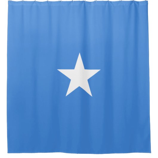 Flagge Somalias Duschvorhang (Vorderseite)