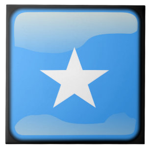 Flagge Somalias Fliese