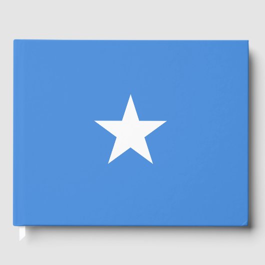Flagge Somalias Gästebuch (Vorderseite)