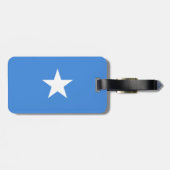 Flagge Somalias Gepäckanhänger mit Ledergurt (Rückseite horizontal)