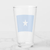Flagge Somalias Glas (Rückseite)