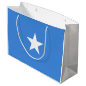 Flagge Somalias Große Geschenktüte (Rückseite Schrägansicht)