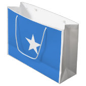Flagge Somalias Große Geschenktüte (Vorderseite Schrägansicht)