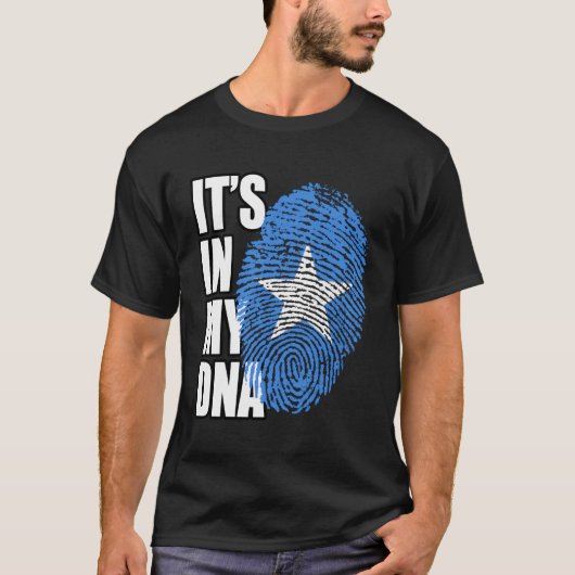 Flagge Somalias Heritage DNA T-Shirt (Vorderseite)
