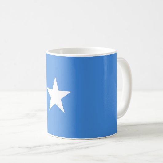 Flagge Somalias Kaffeetasse (VorderseiteRechts)
