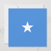 Flagge Somalias Karte (Vorderseite)