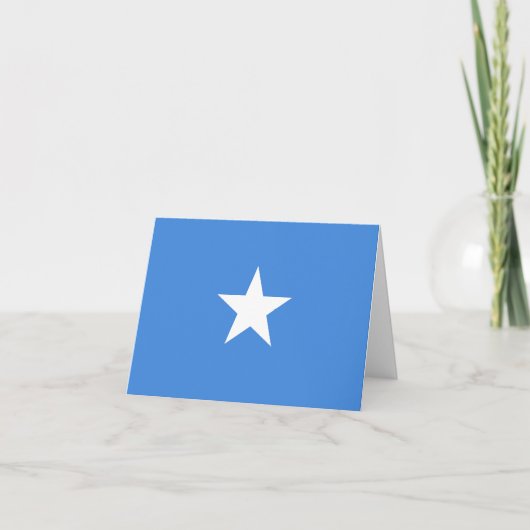 Flagge Somalias Karte (Vorderseite)