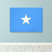 Flagge Somalias Leinwanddruck (Insitu (Holzboden))
