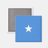 Flagge Somalias Magnet (Vorderseite/Rückseite)