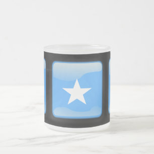 Flagge Somalias Mattglastasse