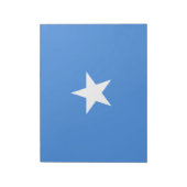 Flagge Somalias Notizblock (Rotiert)