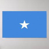 Flagge Somalias Poster (Vorne)