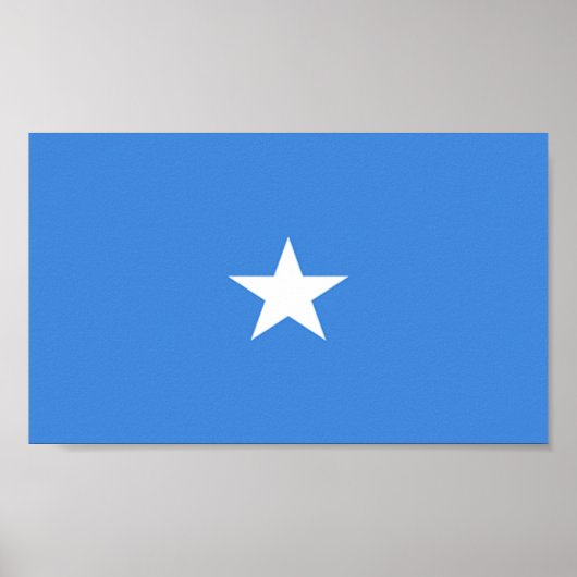 Flagge Somalias Poster (Vorne)