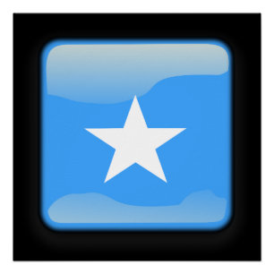 Flagge Somalias Poster